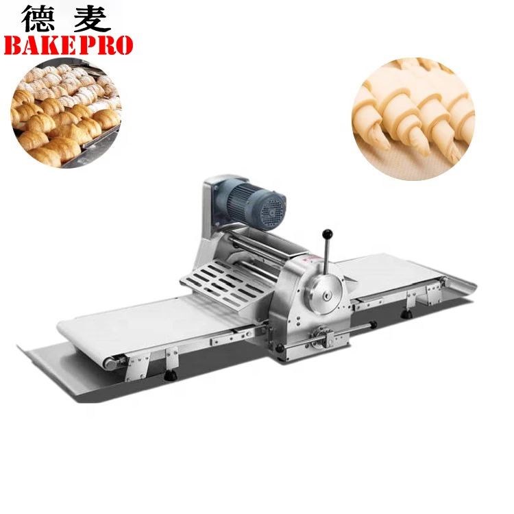 BAKEPRO QSJ-400T Cookie Croissant Automatic Commercial Automatic Bread Dough Sheeter Machine Pita Dough Sheeter Machine