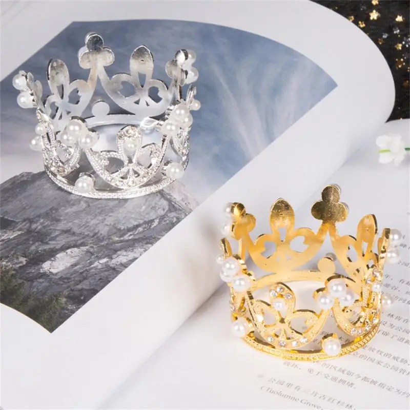 

Crown Baking Decoration Not Easy To Rust Small Headwear Accessories High Quality Crown Cake Decoration Deluxe Mini Crown Mini