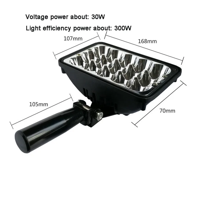 300W 365nm 395nm 405nm Ultraviolet UV Resin Ink Green Oil Curing Lamp Fluorescence Detection Industrial flaw detection