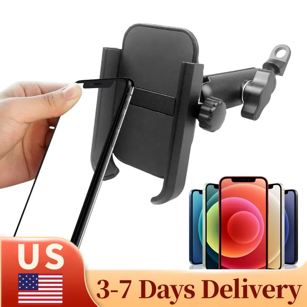 

Motorcycle Phone Holder Mount Aluminum Alloy Moto Bicycle Rearview Mirror Bracket Bike Rearview Mirror Stand Mount
