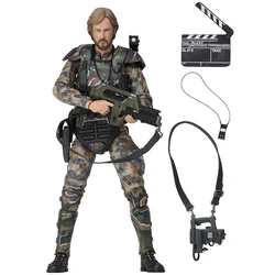 NECA Alien Vs Predator Colonel Cameron Aliens Action Figure Director James Cameron Marine Collectible Model Toys Doll Gifts 18cm