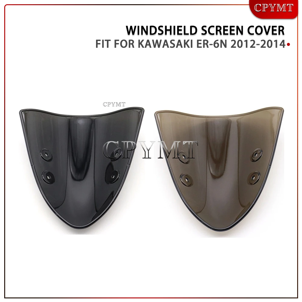 

Подходит для Kawasaki ER-6N ER6N 2012 2013 2014, крышка лобового стекла мотоцикла, передний обтекатель, защита ветрового стекла