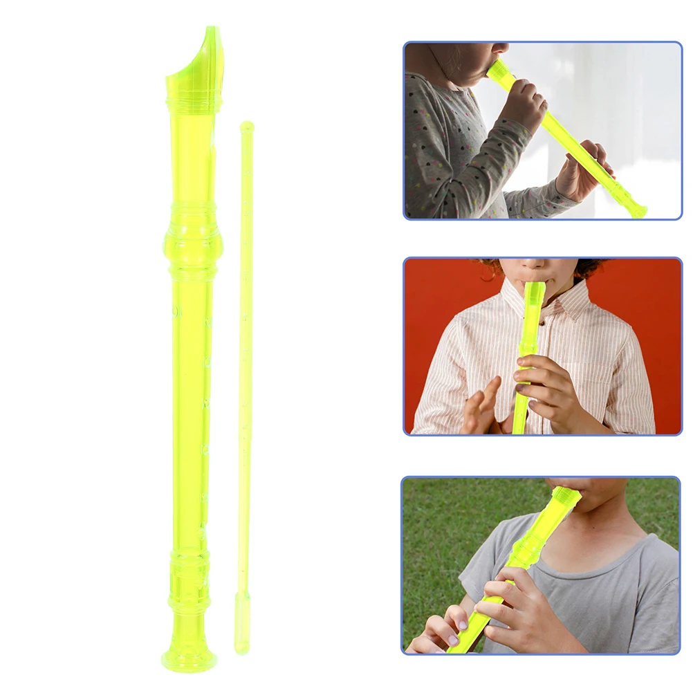 

2 Pcs Clarinet Beginner for Kids Music Practice Flute Resin Instruments