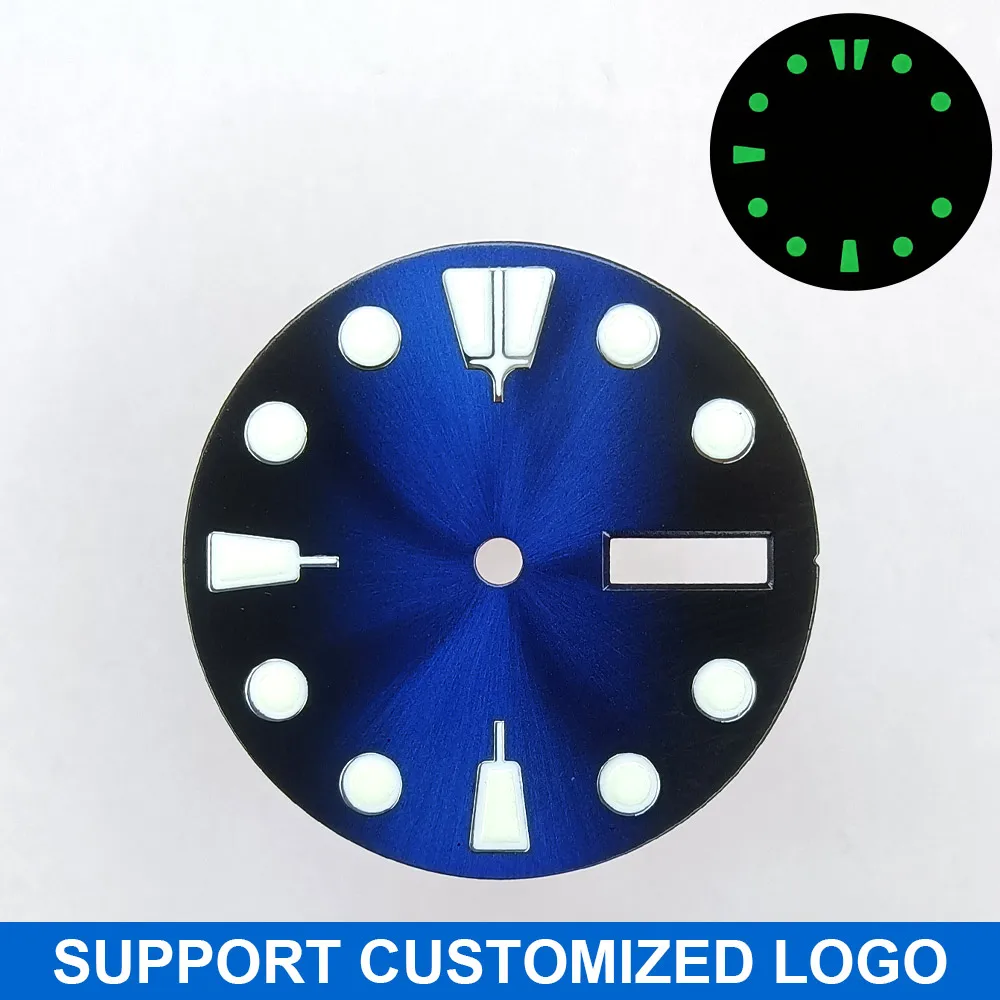 28,5 mm Zifferblatt Leuchtendes Zifferblatt Geeignet für NH-36 Uhrwerk Mechanische Uhr Montage Teile Modifikation Individuelles LOGO/Name – Detail 13