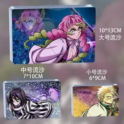 Anime Demon Slayer Shinazugawa Sanemi Kanroji Mitsuri Kochou Shinobu Cosplay Quicksand Acrylic Standing Sign Card Brick Gift