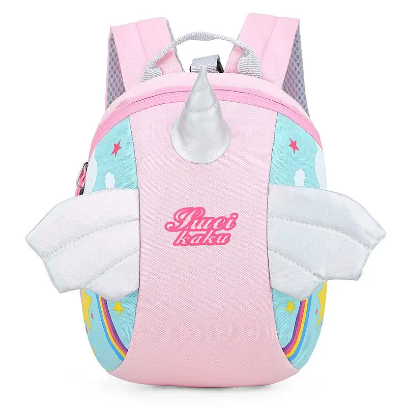 My little pony unicorn children's cartoon cute schoolbag non-slip shoulder anti-lost kindergarten baby fashion backpack gift