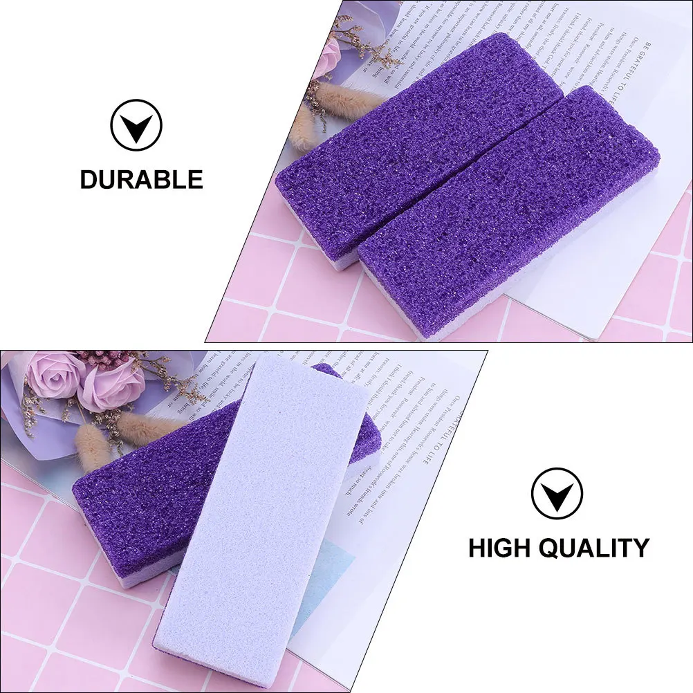 5Pcs Foot Pumice Stone Exfoliating Tools Double-Sided Callus Remover Dead Skin Scrubber Pedicure File Foot Care Soft Smooth Skin