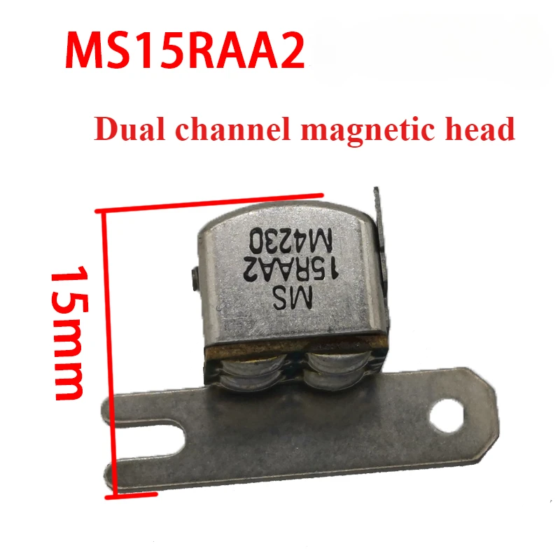 Two-channel magnetic head MS15RAA2 TC-821B AP4211 has two large and small brackets.