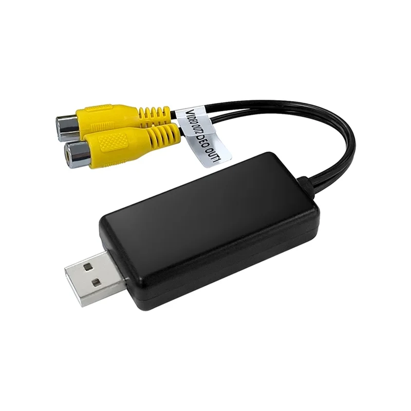 USB To CVBS Video Output Adapter Large Screen USB To CVBS Video Conversion Cable For Android Multimedia Android TV Player