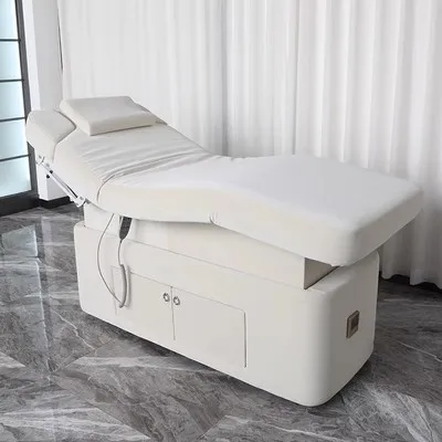 

Electric lifting and heating beauty massage bed, ear tattoo therapy special latex bed