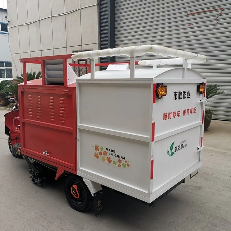 Leaf collection truck Large area deciduous leaf suction blowing machine