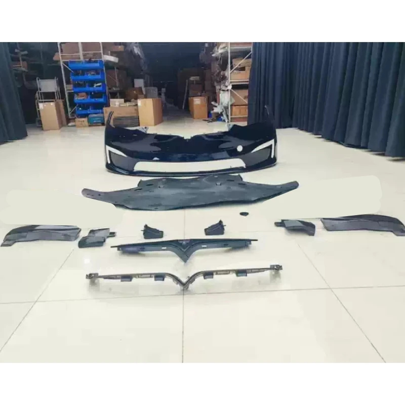 

Front Bumper Assembly for Tesla Model S 2012-2020 Upgraded to 2023 New Style Car Bumper Auto Accessories