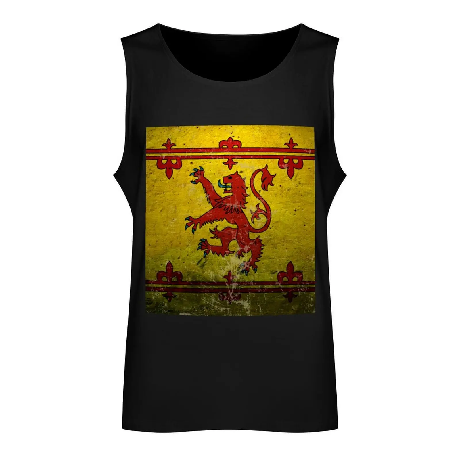 Rampant Lion Tank Top gym clothes men bodybuilding t shirt basketball