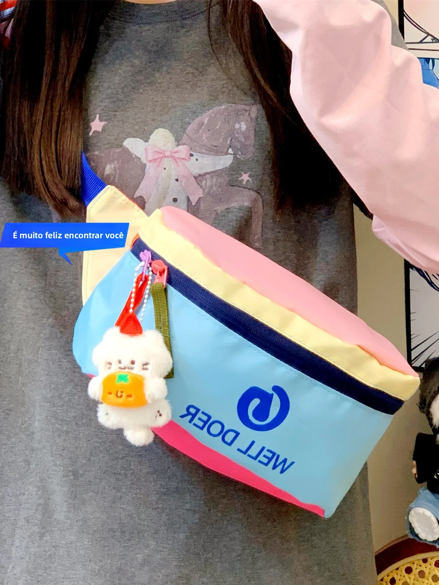 レディース-スポーティ-ランニング-ハイキング-クロスボディバッグ-軽量-ファニーパック-カジュアルスタイル-シングルショルダー-スリングバッグ-ジッパー付き-子供用