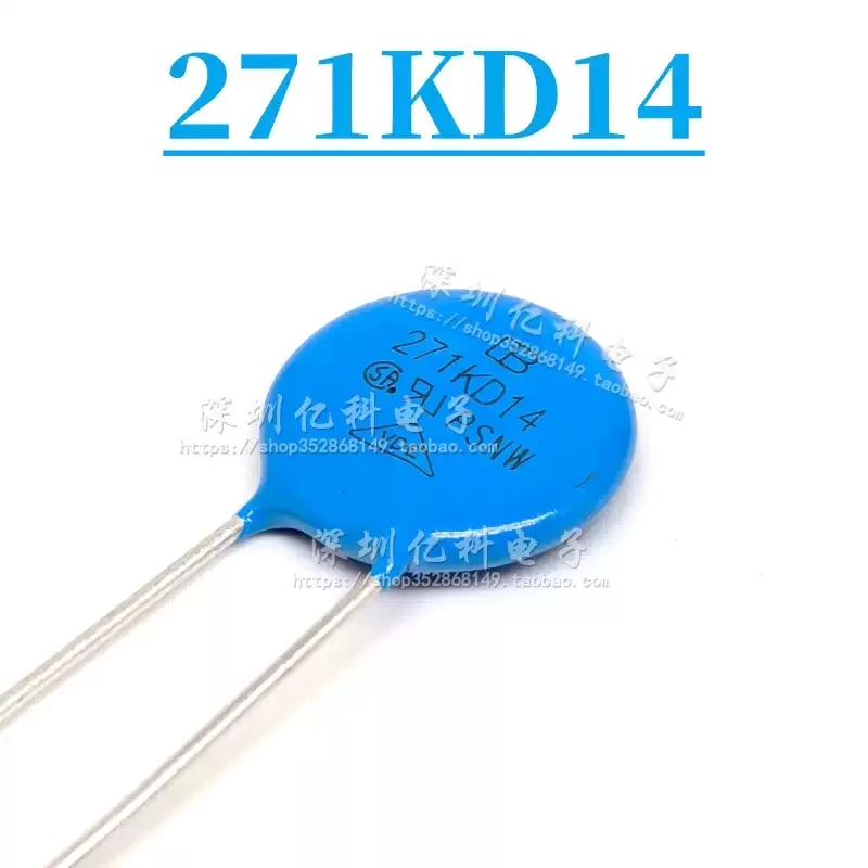 10pcs 271KD14 imported Taiwan Junyao IB varistor 14D271K KD10 KD20 MOV withstand voltage 270V