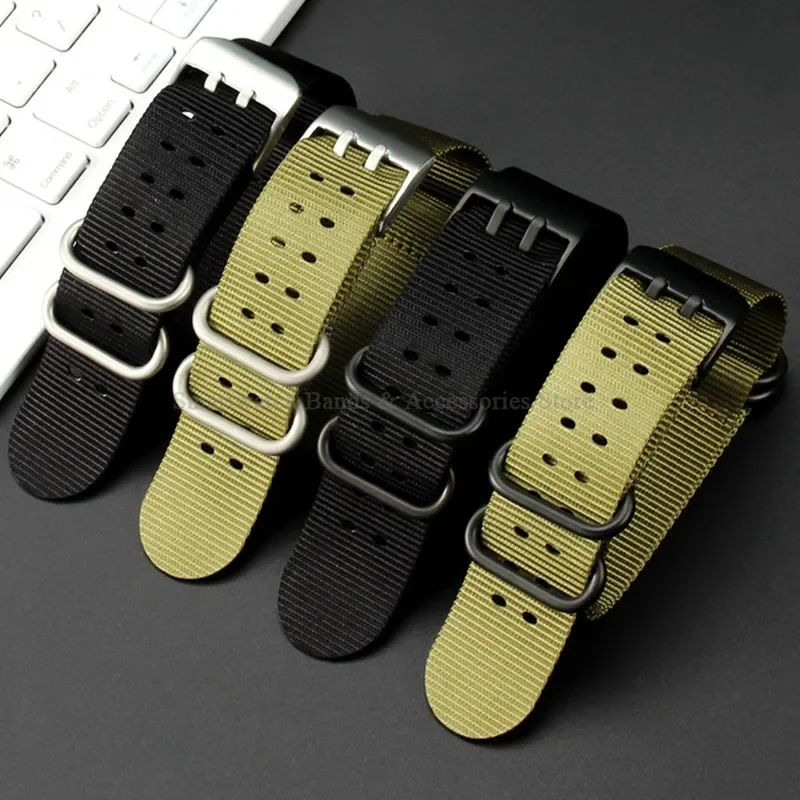 22mm 23mm Military Nylon Watch Strap for Luminox 3581 8821 8831 3051 Series Replacement Bracelet Woven Canvas Sport Watch Band