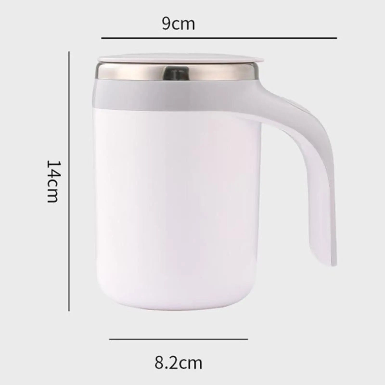 Automatisch mischende Kaffeetasse, magnetische Tasse, Rührbecher für Reisen