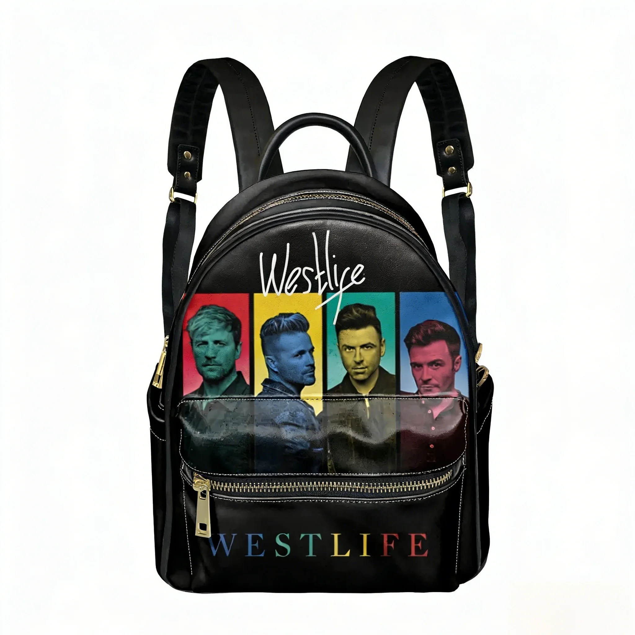 

Рюкзак Westlife Pop Band для женщин и мужчин, персонализированная двойная сумка на плечо, деловая дорожная сумка для книг, подарочный рюкзак