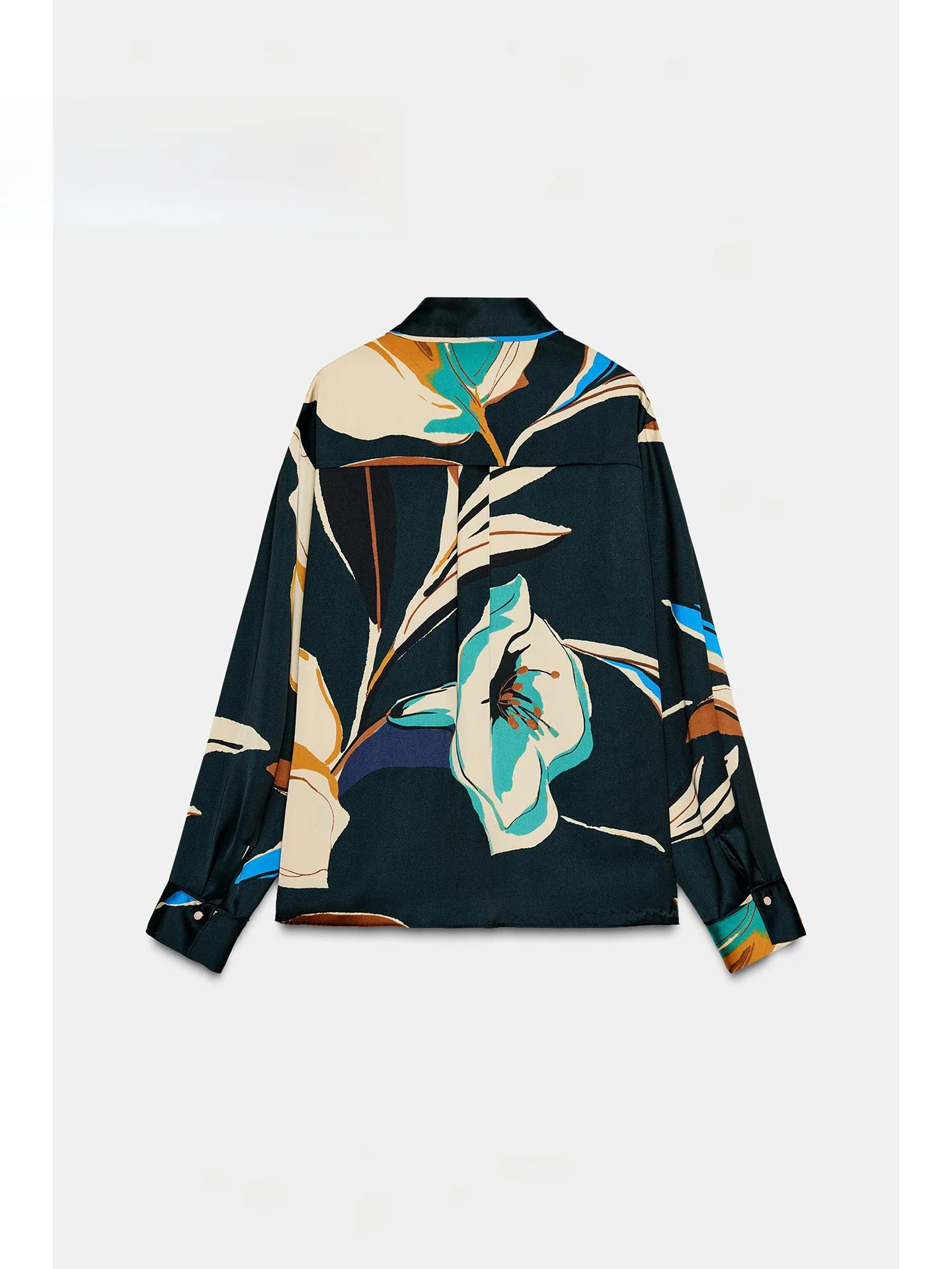 Amerykański luźny długi sweter damski z drapowaniem, nadrukiem, wygodny w dotyku, nowość na zimę 2025, styl vintage.