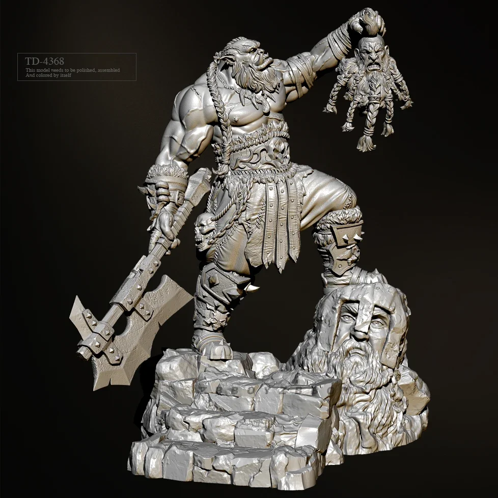 

50MM 75MM Resin model kits figure colorless and self-assembled（3D Printing ）TD-4411