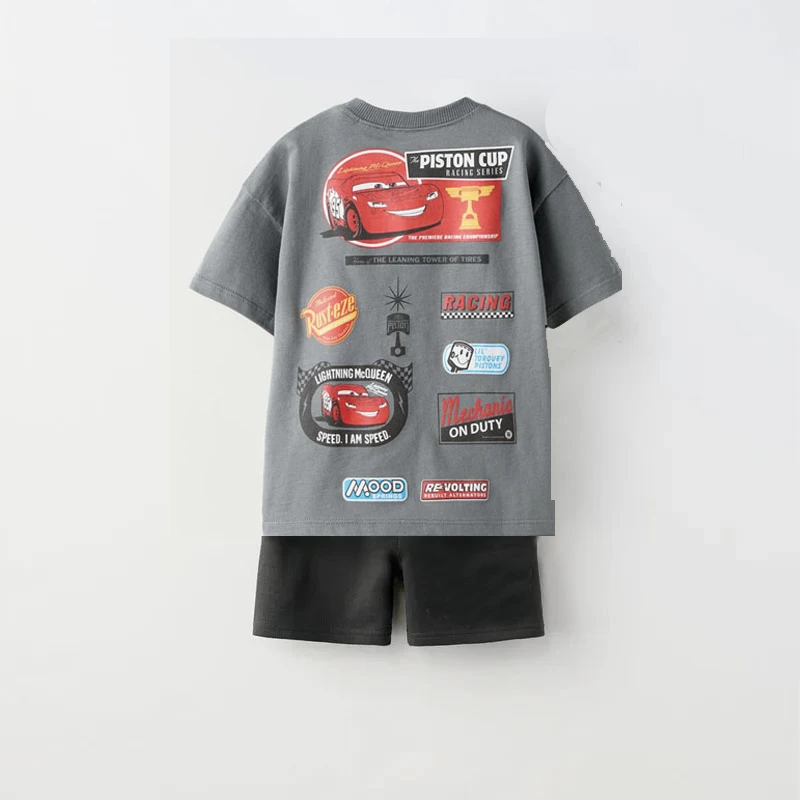 Sports Kids Clothes Set Tracksuit For Boys Wear Short Sleeve T-shirts Clothes Children Cool Boy Costume Football Clothing Set image 5