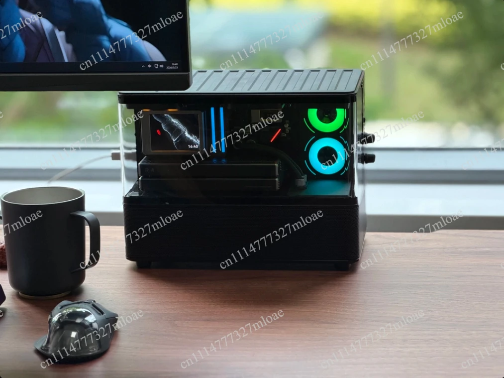 Sea view room bluetooth speaker color screen lyrics audio table with wireless high sound quality