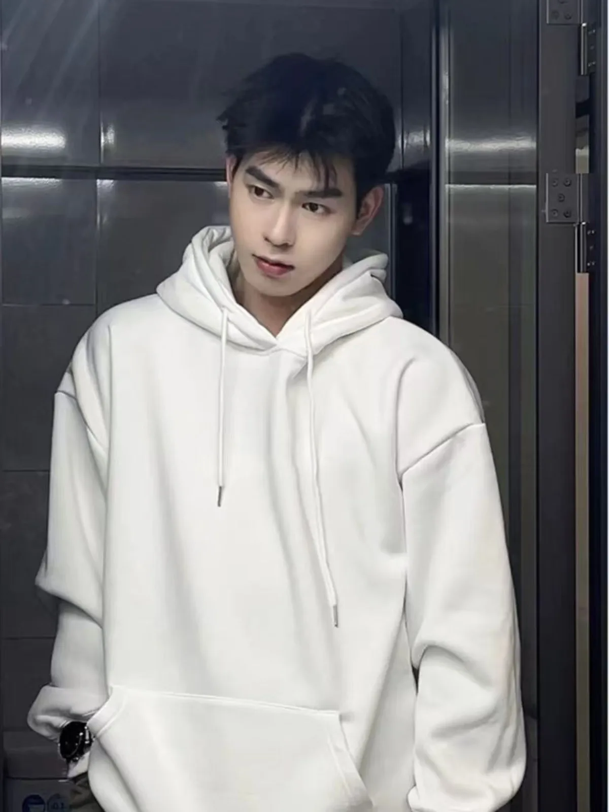 

Хип-хоп однотонные новые толстовки для фитнеса мужские новые осенние модные повседневные толстовки мужские Harajuku уличная мужская толстовка с капюшоном тренд