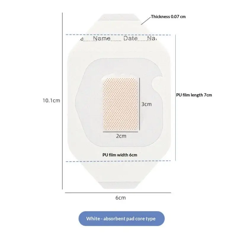 5/10Pcs Fixed Transparent Film Navel Patch Fast Suture Wound Dressing Waterproof Bandage Adhesive Patches No Sterile Patch