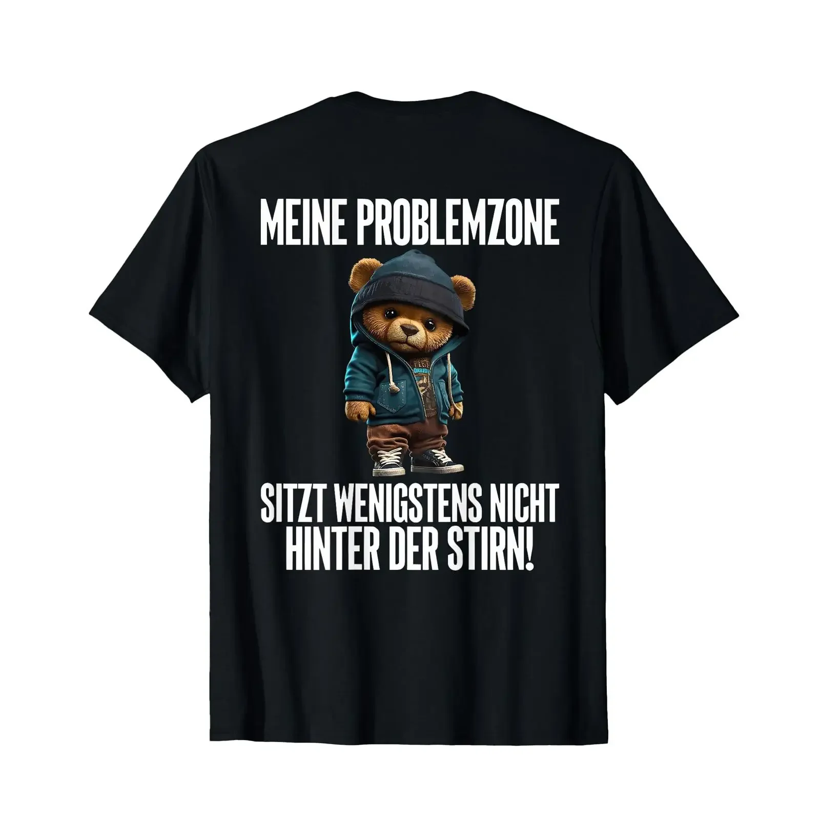 At least my problem area isn't behind forehead T shirt vintage Washed Soft Stylish streetwear designer clothes Comfortable