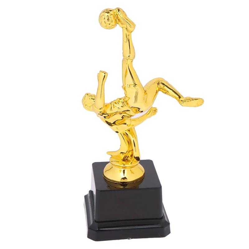 New Football Trophy Award Souvenir Plastic Toy Party Award Trophies Competition Winner Mini Soccer Trophy For Kids Gift