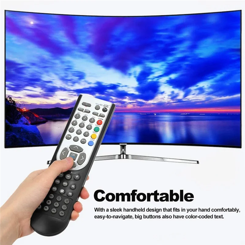 RC1900 Remote Control for OKI Hitachi Alba Luxor Grundig Vestel Telefunken Bush Techwood Flinlux Akai Nevir Sanyo TV