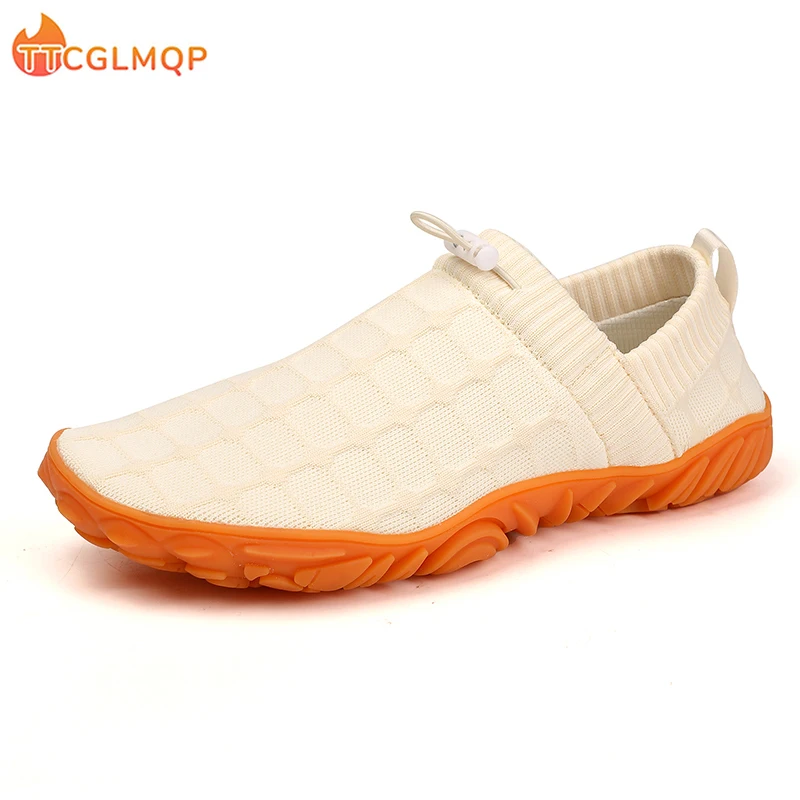 Fashion Unisex Wider Shoes Breathable Mesh Men Barefoot Wide-toed Shoes New Flats Soft Zero Drop Sole Wider Toe Sneakes Big Size