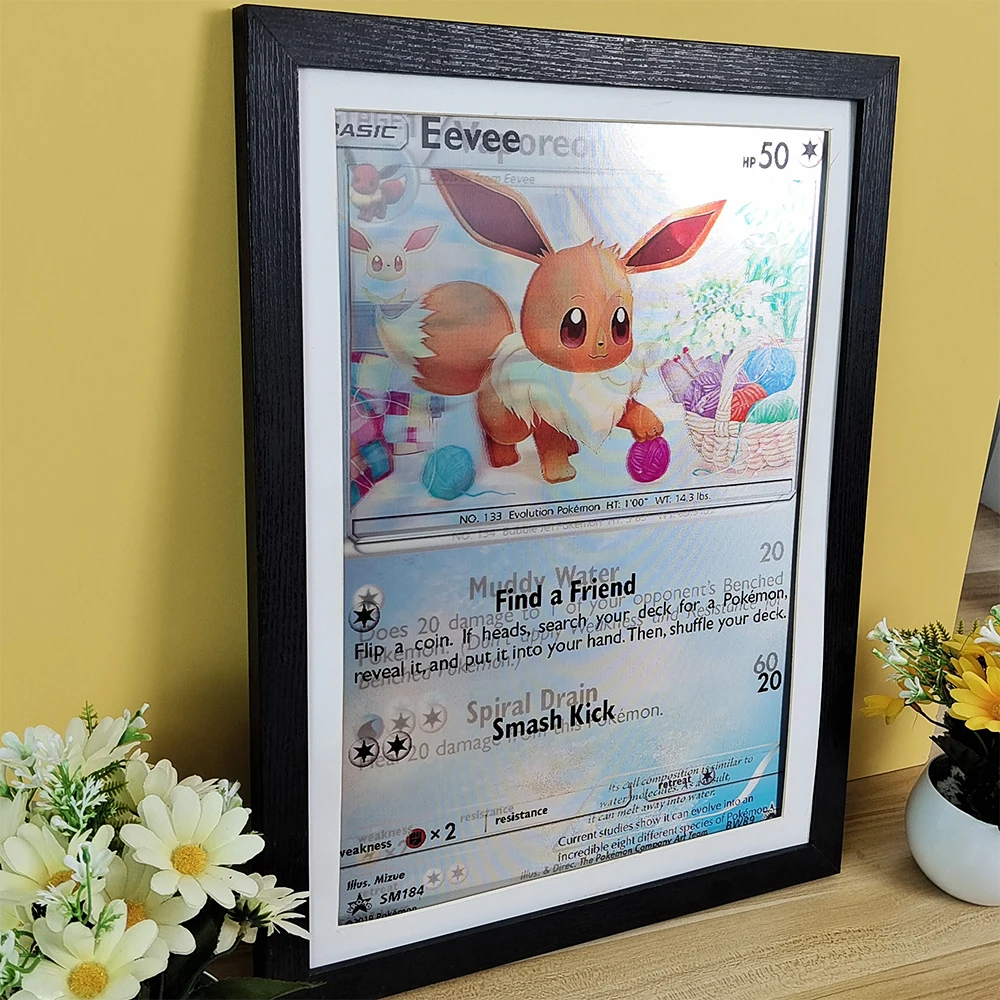 

Аниме Покемон 3D линзочный постер Eevee Vaporeon Flareon Come Alive с удивительными 3D-эффектами настенный художественный принт (без рамки)