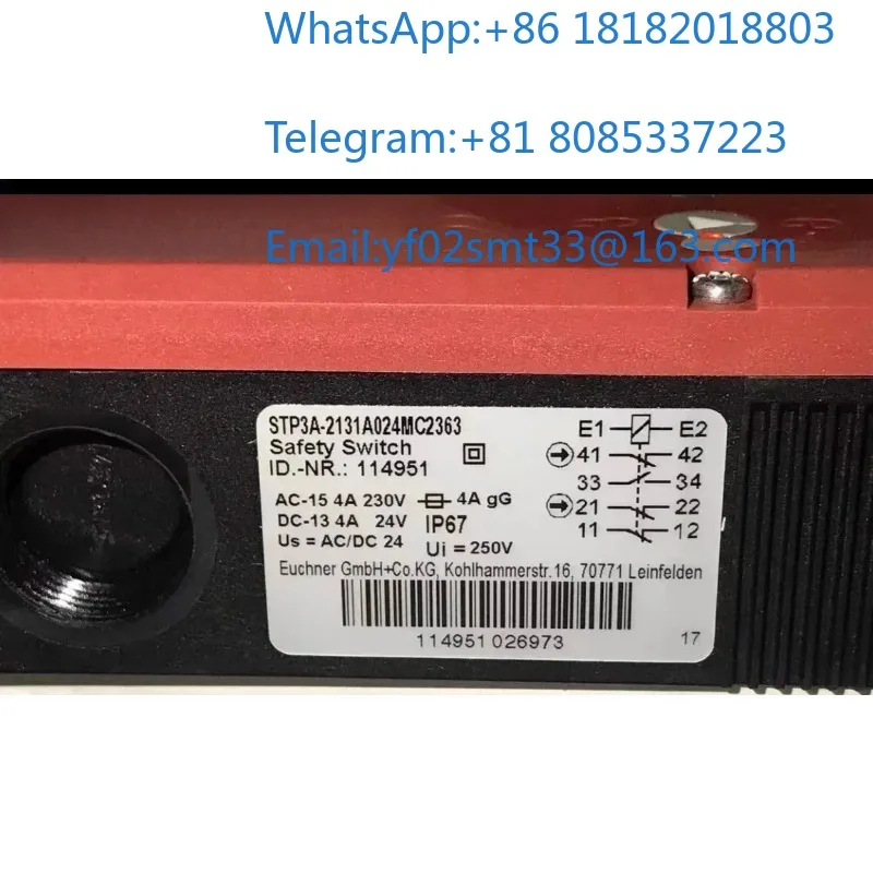 Safety Switch STP4A-4121A024M TP3-2131A024M C2183 for Guard Door Interlock System