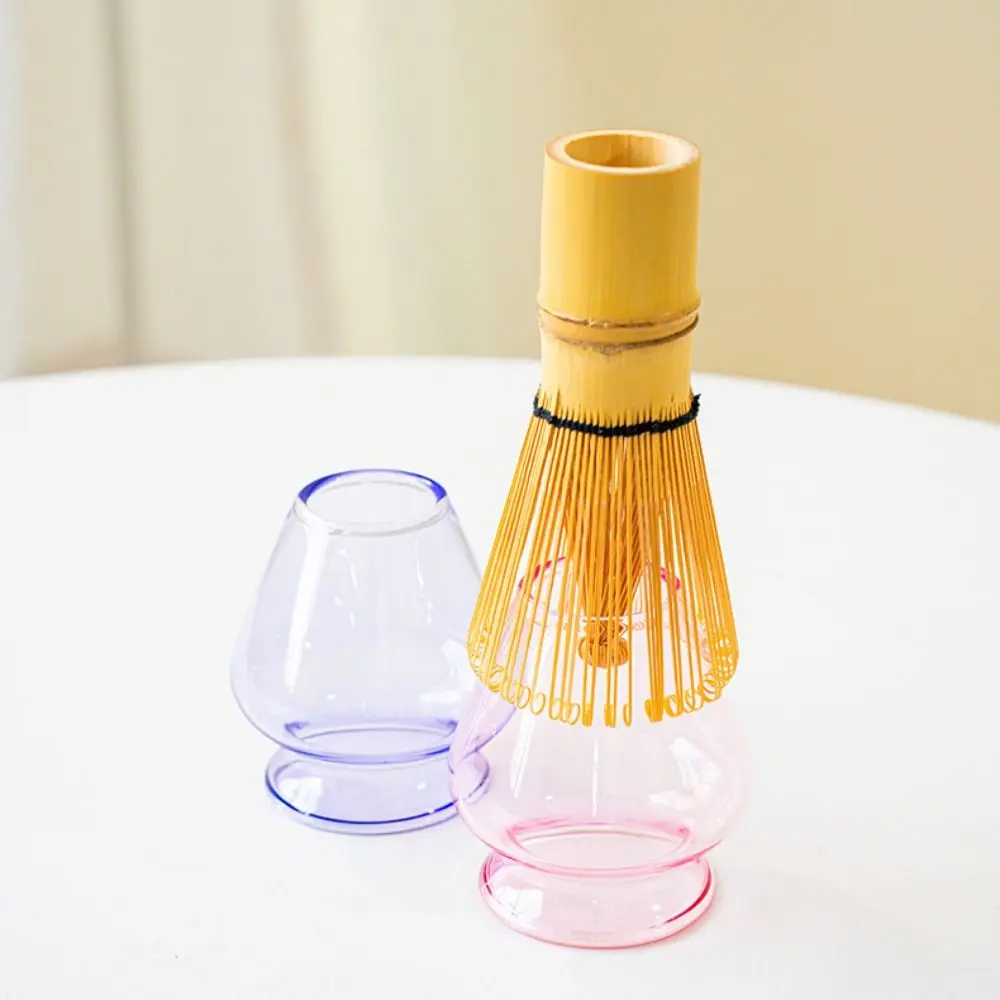 وعاء ماتشا زجاجي جديد مع فوهة صب طقم شاي ياباني أوعية شاي وردية قابلة لإعادة الاستخدام لمحبي الشاي #5