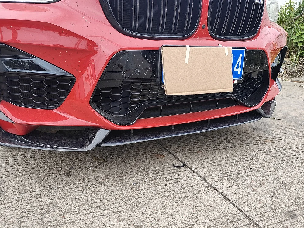 

Suitable for BMW X4M F98 Modification and Upgrading Forged Carbon Front Lip Diffuser Front Bumper Body Kit
