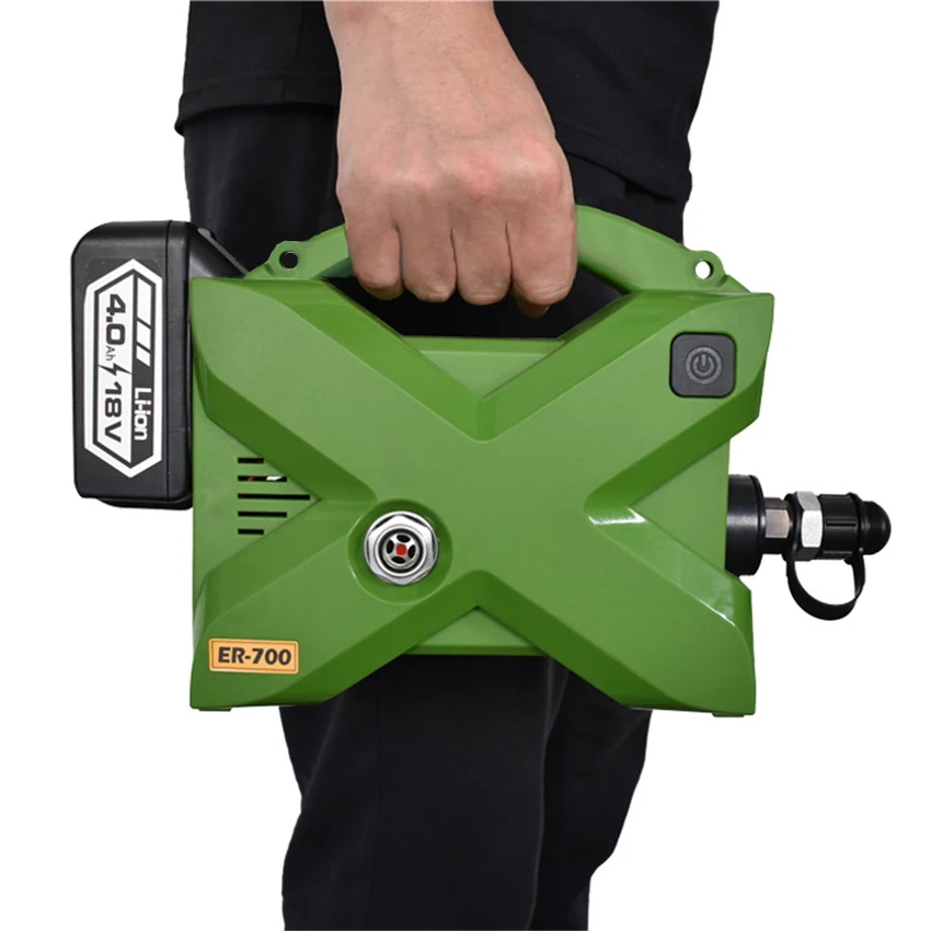 ER700 Small 70Mpa Ultra-high Pressure  Mini Hydraulic Pump Oil Pump Station for Hydraulic Tools