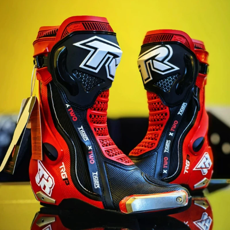 X2 Waterproof Motorcycle Riding Boots, Anti‑Slip Impact‑Protective Motocross Boots for Off‑Road & Daily Street Motorbike Riding