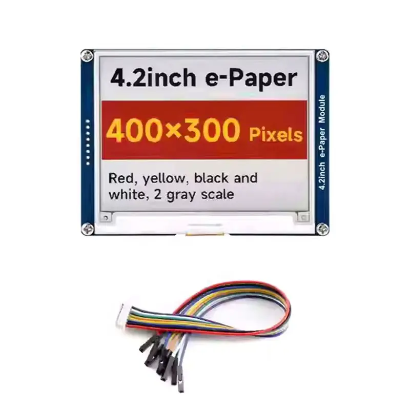 ABZZ-Waveshare 4.2 Inch For Raspberry Pi 4 E-Paper Module E-Ink Display Black White With SPI Interface For Arduino Nucleo STM32