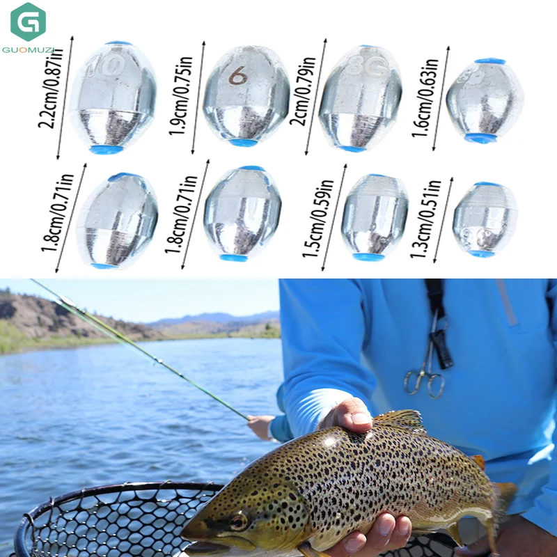 20 قطعة الغطاسون الرصاص سبائك الكربون الصلب جوفاء الزيتون الصيد الغطاسون 3 جرام/4 جرام/5 جرام/6 جرام/7 جرام/8 جرام/9 جرام/10 جرام الصيد الأوزان الصيد اكسسوارات