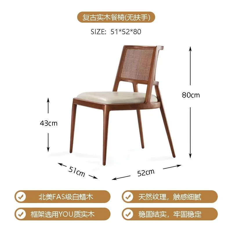 Living Room Chairs Kitchen Chair Dining Minimalist Cafe Modern Home Furniture Bed Duvet Chaise Salle a Manger Hotel Fashionable image 5