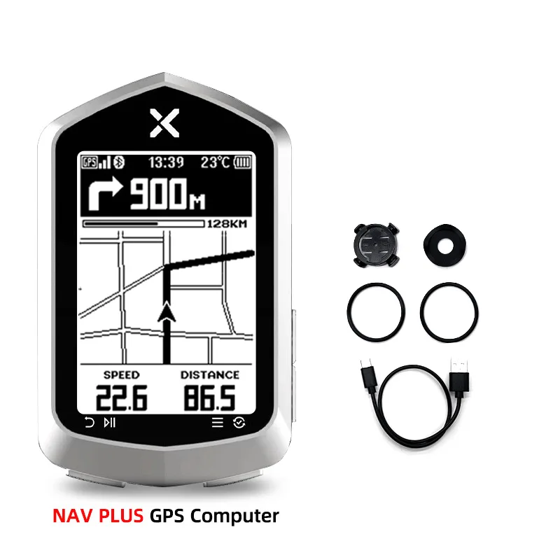 كمبيوتر الدراجة اللاسلكي XOSS NAV PLUS، تحديد المواقع السريعة 1s، عرض البيانات المخصصة، ANT+ Bluetooth متوافق مع تدريب ركوب الدراجات #6