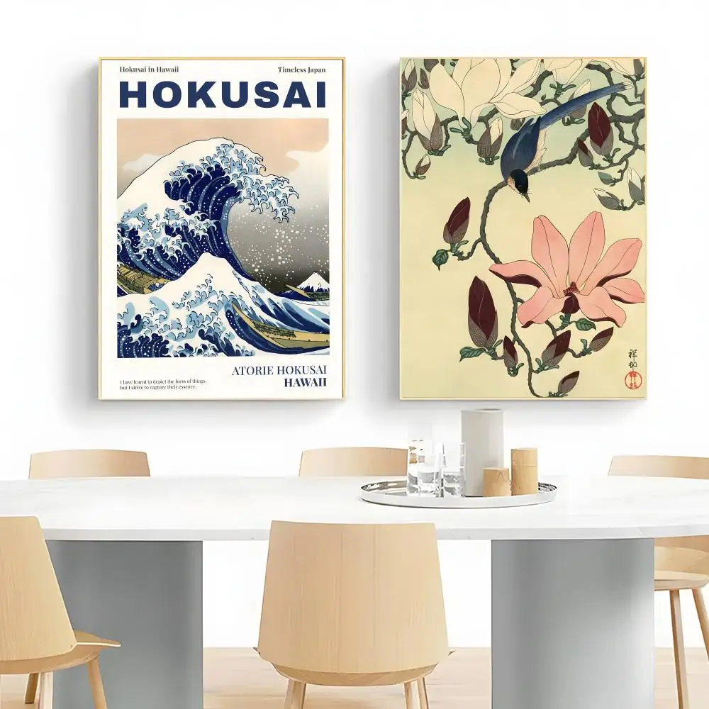 Ukiyo E Artist H-Hokusai Ohara Koson Poster Wall Art Print Decorative Mural Home Decor Gift Unframed