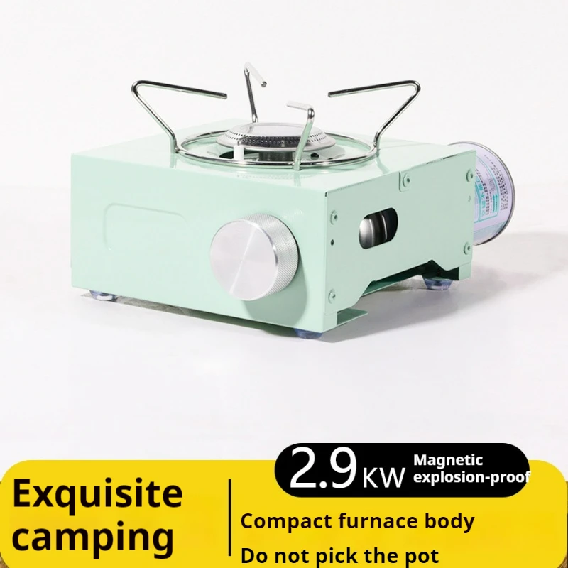 Imagem -04 - Esquilo Rosa 2800w Portátil Camping Fogão a Gás Alta Firepower Cassette Furnace Queimador de Gás ao ar Livre Piquenique Acampamento