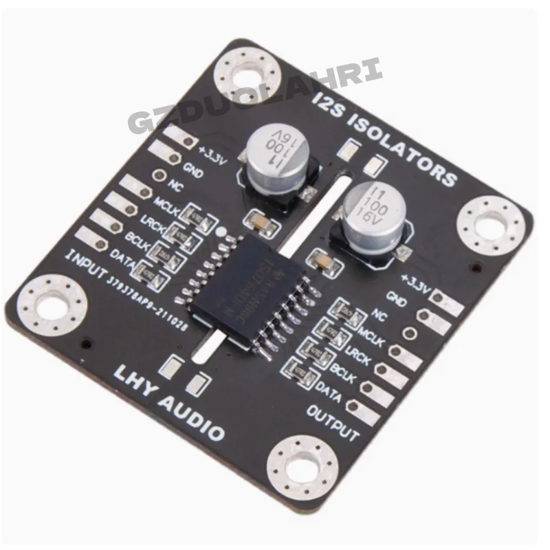 Плата изоляции сигнала LHY I2S IIS Цифровой аудиоинтерфейс Amanero Pchifi устраняет помехи и отделяет шум