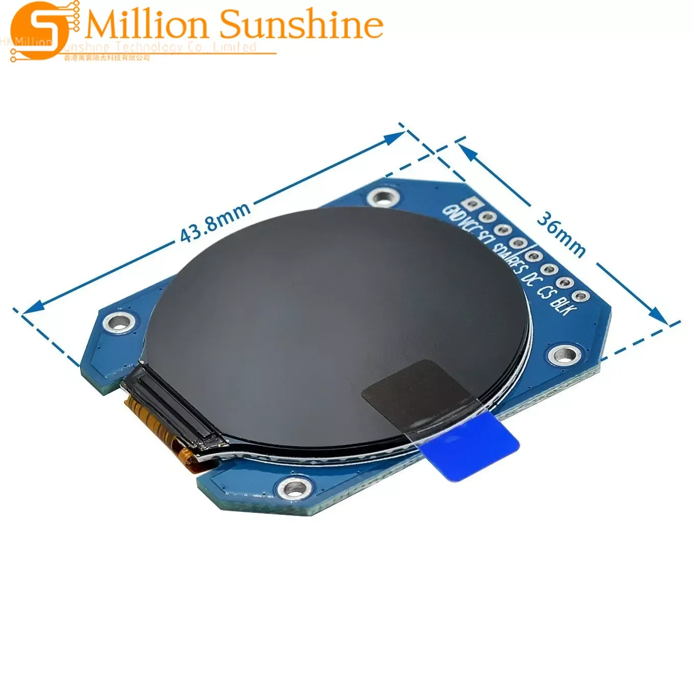 TFT Display 1.28 Inch TFT LCD Display Module Round RGB 240*240 GC9A01 Driver 4 Wire SPI Interface 240x240 PCB For Arduino