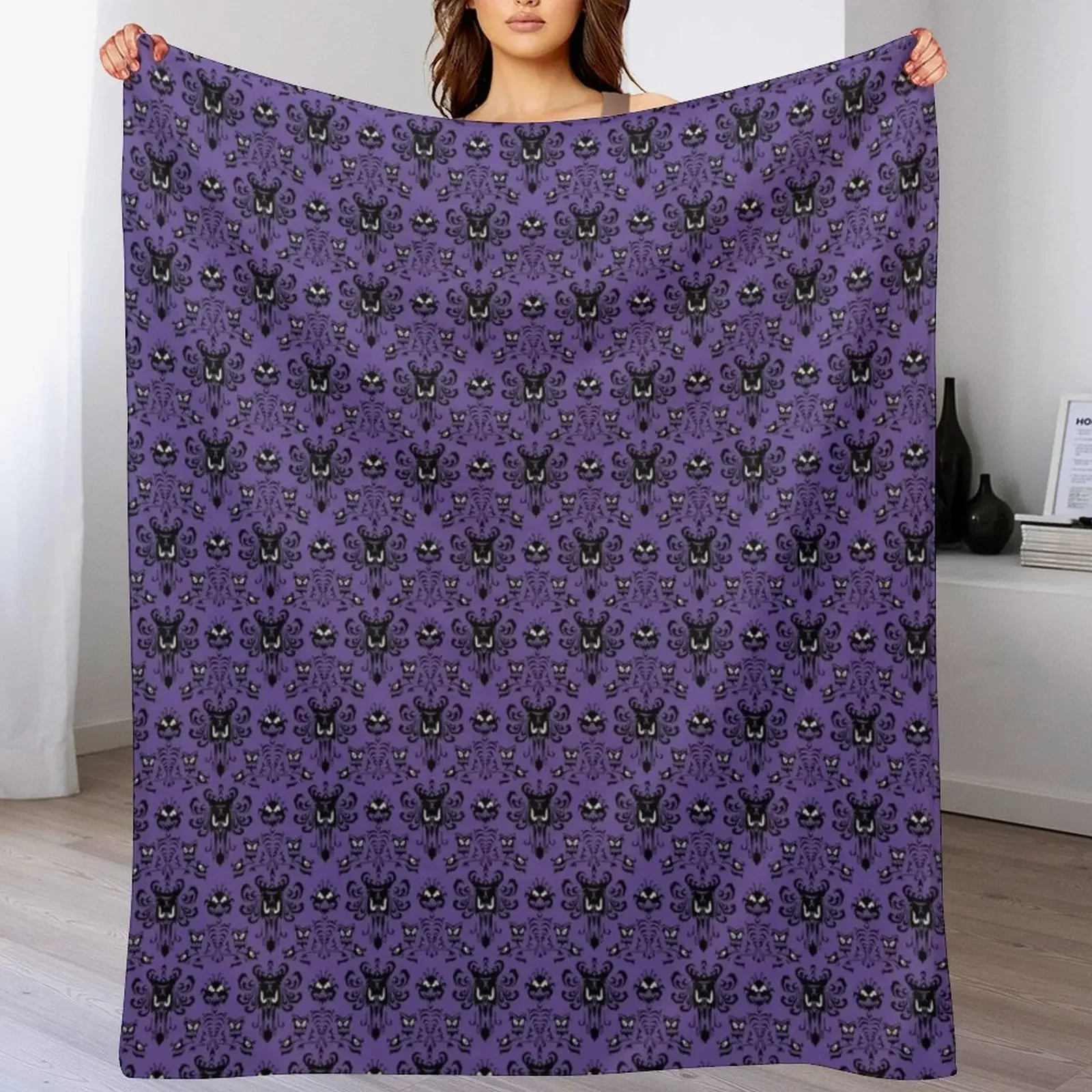 

Haunted Mansion Throw Blanket Warm Throw Blanket Gift for Anniversary