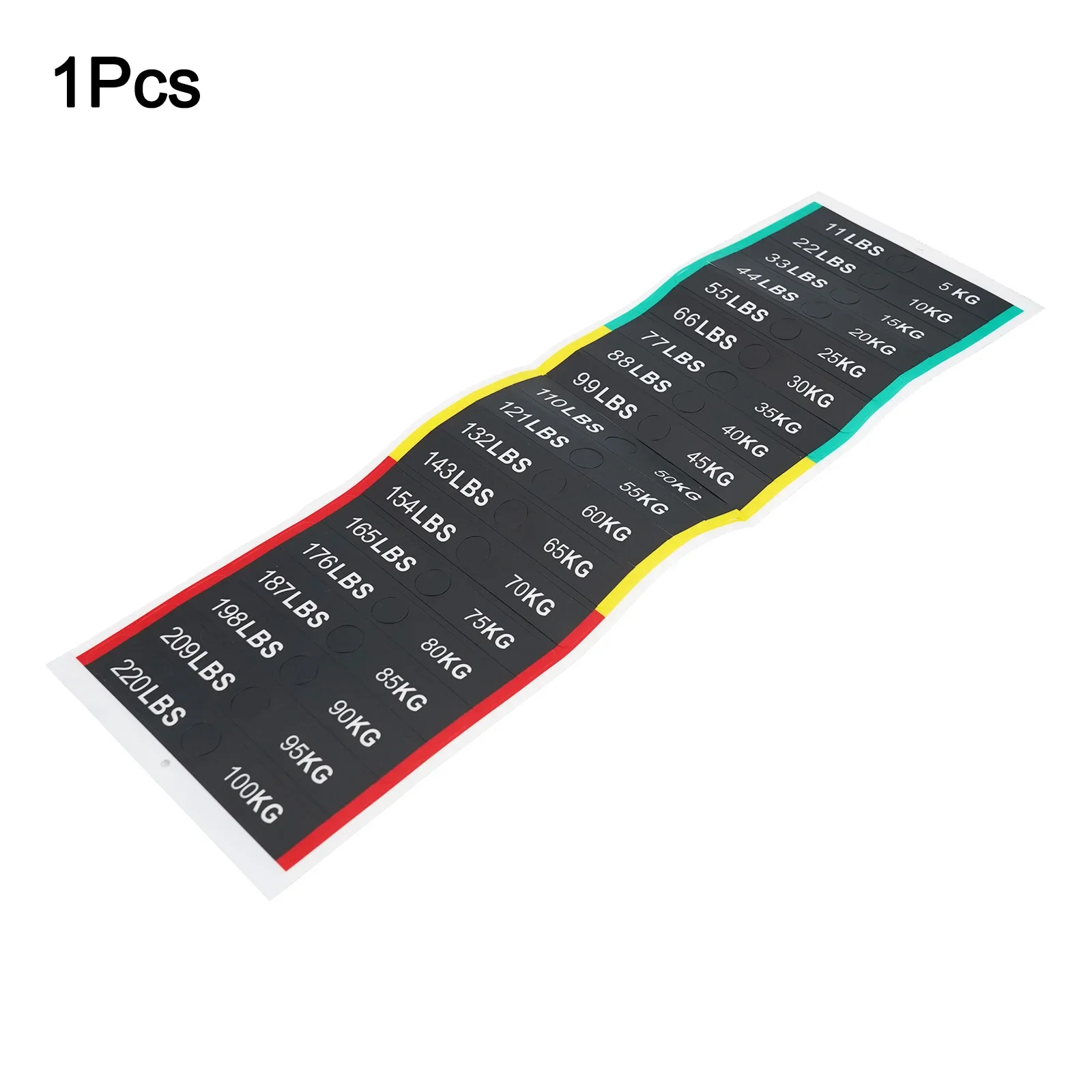 1 قطعة ملصقات الوزن أجهزة لياقة بدنية ملصقات الوزن الصالة الرياضية الوزن كومة تسميات عدد ملصقات 119*18 مللي متر (4.7*0.7 بوصة) اليوغا