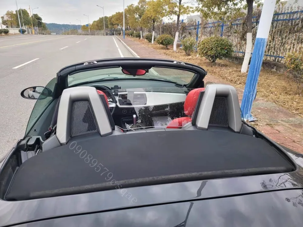 Wind Deflector Spoiler for BMW Z4 E85 2003-2007 Transparent Wind Deflector Left and Right Roll Cage Net