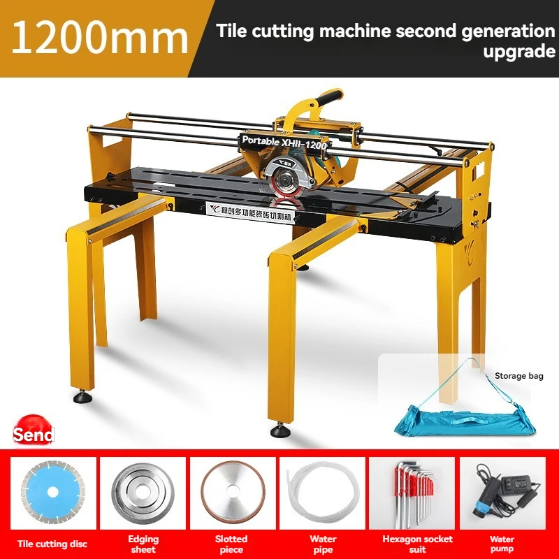 

Multi-functional Ceramic Tile Water Knife Cutting Machine Edging Grooving 45 High Precision Bench Stone Marble Chamfer